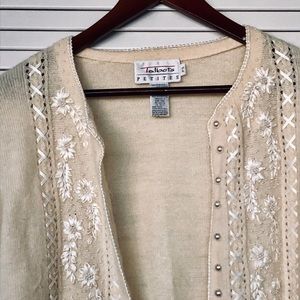 Vintage Beaded Cardigan